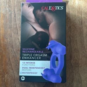 Cal Exotics Silicone Rechargeable Triple Orgasm Enhancer